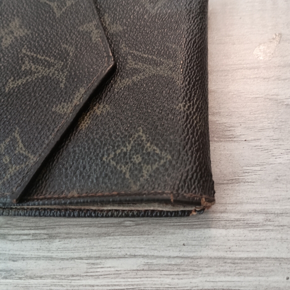 Louis Vuitton W Hook Wallet Monogram Beige Monogram Canvas Authentic - Picture 5 of 14